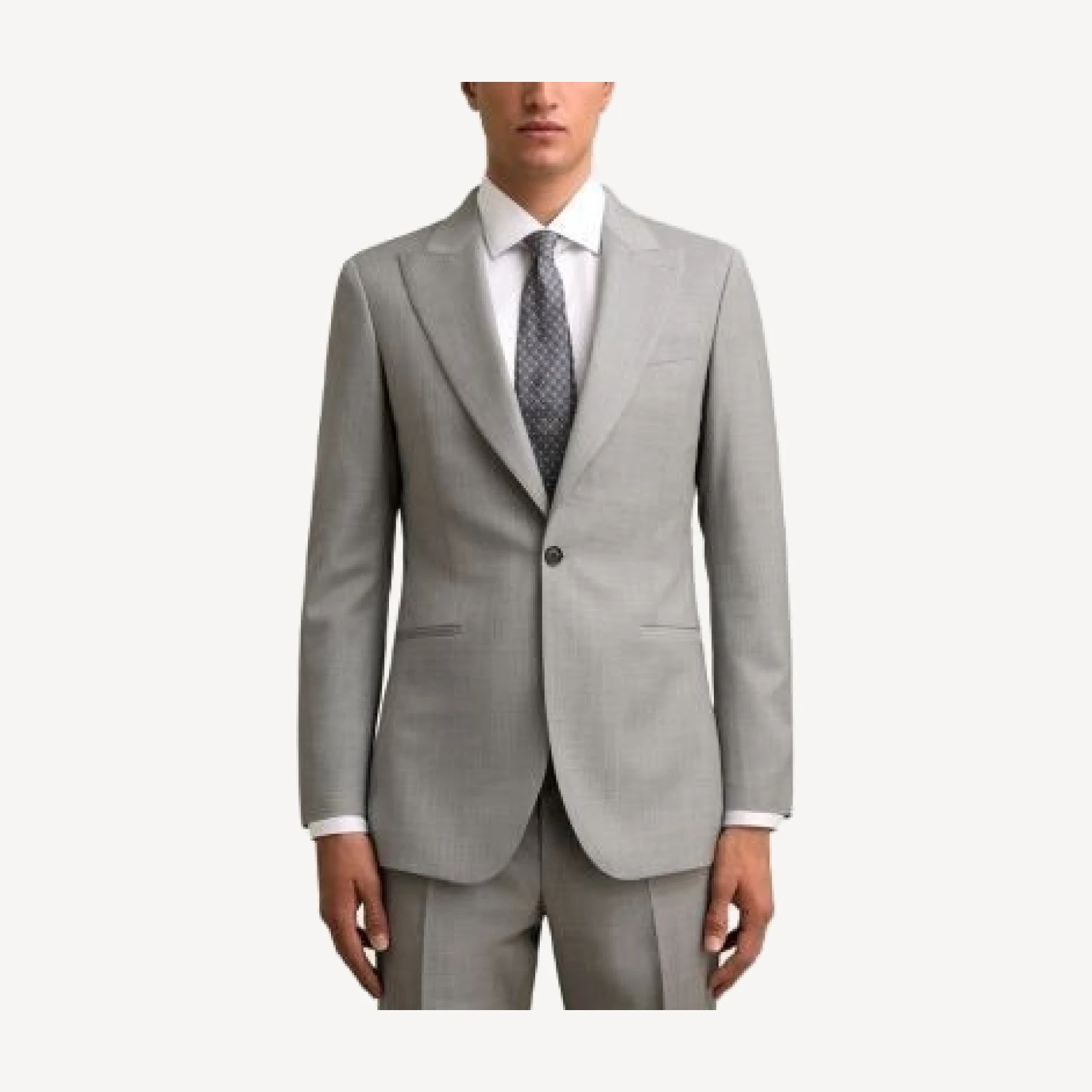 Reiss Inspire Slim Fit Peak Lapel Wool Blazer