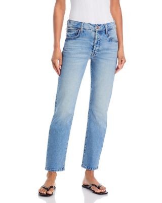 Mother The Mid Rise Hiker Hover Jeans in Fight For Your Right