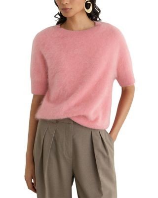 Reiss Brushed Cashmere Tee Sweater