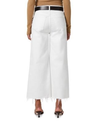 Citizens of Humanity Lyra Wide Leg Cropped Jeans in Soft White