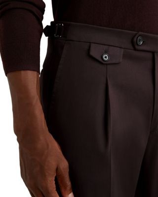 Reiss Float Side Adjuster Slim Pleated Trousers, photo 4