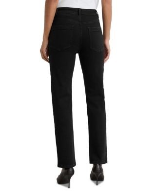 Reiss Petite Isabel Mid Rise Slim Jeans in Black, photo 3