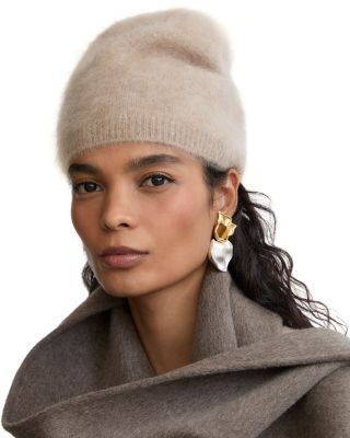 Reiss Ava Brushed Cashmere Beanie