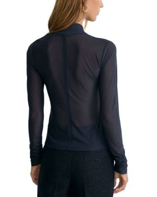 Reiss Robyn Asymmetric Ruched Top, photo 8