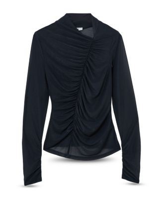 Reiss Robyn Asymmetric Ruched Top, photo 12
