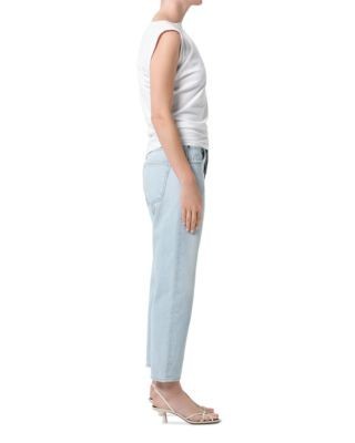 Agolde '90s Mid Rise Cropped Jeans in Distractio