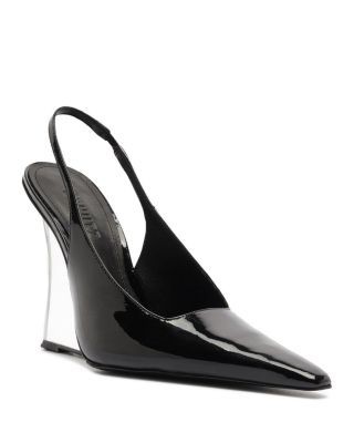 Schutz Women's Stella Patent Leather Slingback Pumps