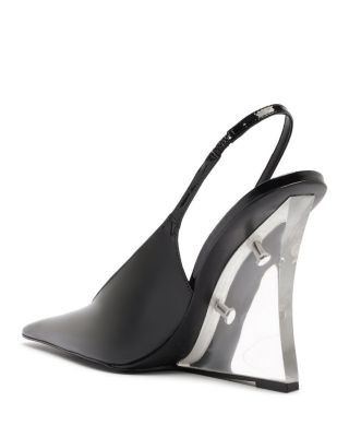 Schutz Women's Stella Patent Leather Slingback Pumps, photo 4