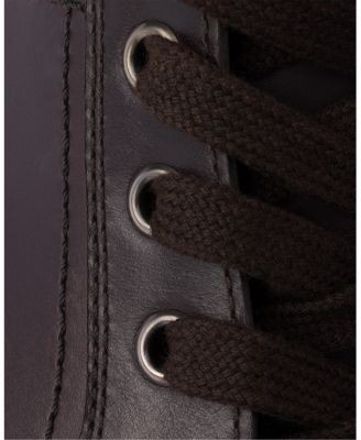 Prada Men's Lace-Up Leather and Re-Nylon Booties, photo 12