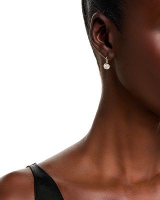 Bloomingdale's Fine Collection Luxe Collection Certified Lab Grown Diamond Bezel Drop Earrings in 14K Yellow Gold, 2.0 tcw