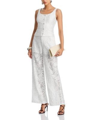 Aqua Soutache Cord Sleeveless Lace Top - Exclusive, photo 7