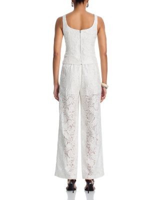 Aqua Soutache Cord Sleeveless Lace Top - Exclusive, photo 9