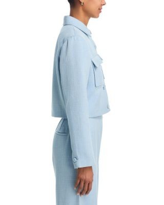 Aqua Shimmer Tweed Blazer - Exclusive, photo 4