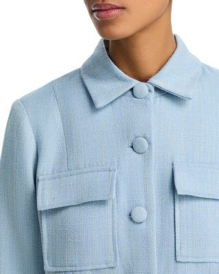 Aqua Shimmer Tweed Blazer - Exclusive, photo 5