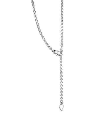 Lagos Sterling Silver & 18K Yellow Gold Beloved Lock Pendant Necklace, 18, photo 6