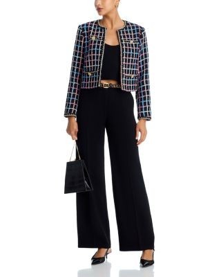 Aqua Wide Leg Trousers - Exclusive, photo 2