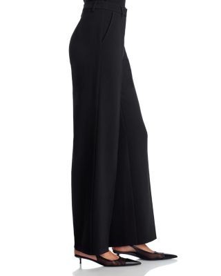 Aqua Wide Leg Trousers - Exclusive, photo 4