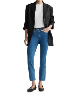 DL1961 Mara Mid Rise Instasculpt Straight Ankle Jeans in North Beach, photo 2