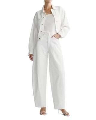 DL1961 Miro High Rise Barrel Jeans in White Fountain, photo 2