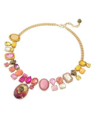 Kurt Geiger London Signature Eagle Gemstone Statement Collar Necklace, 16-18, photo 3