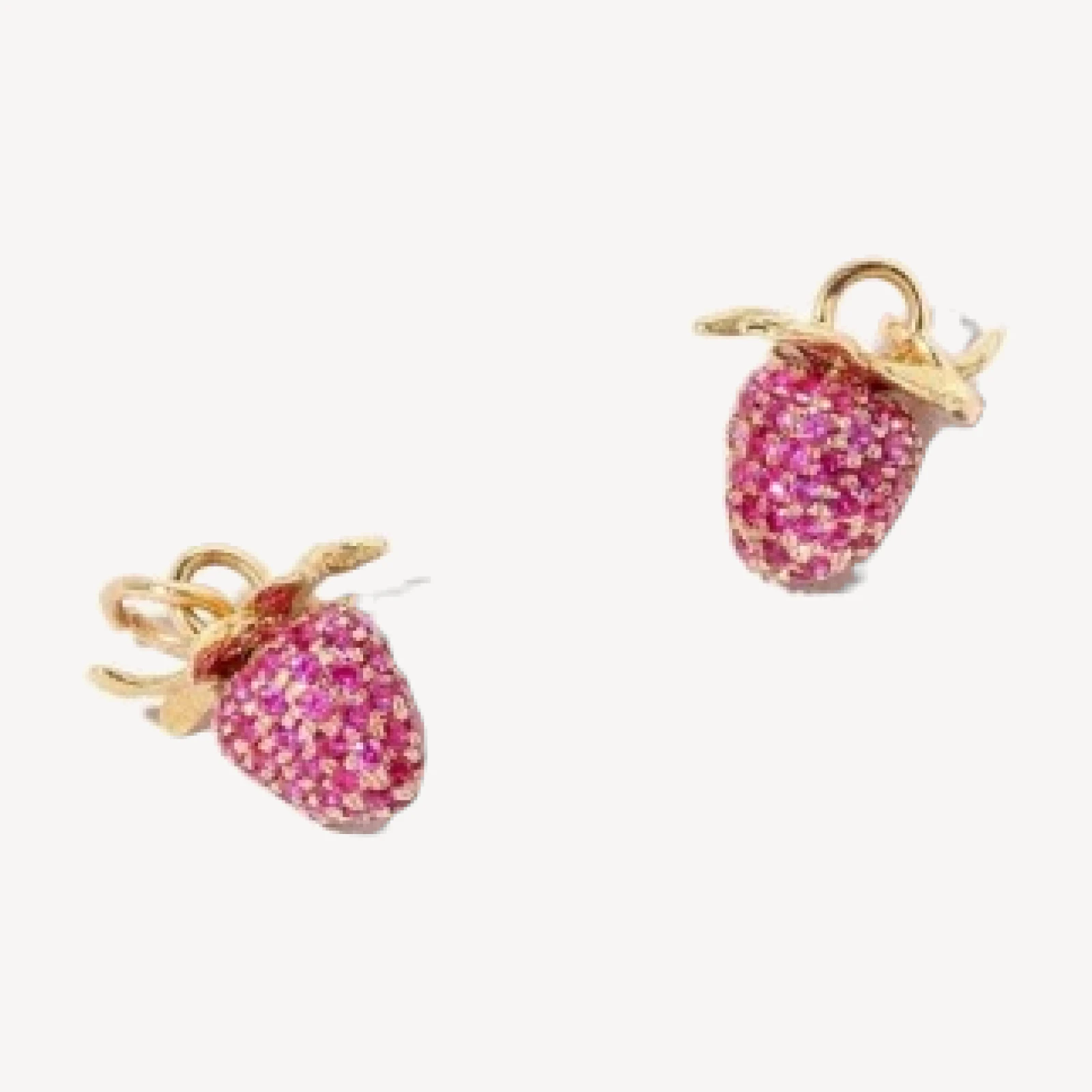 Ruby Pavé Strawberry Charm