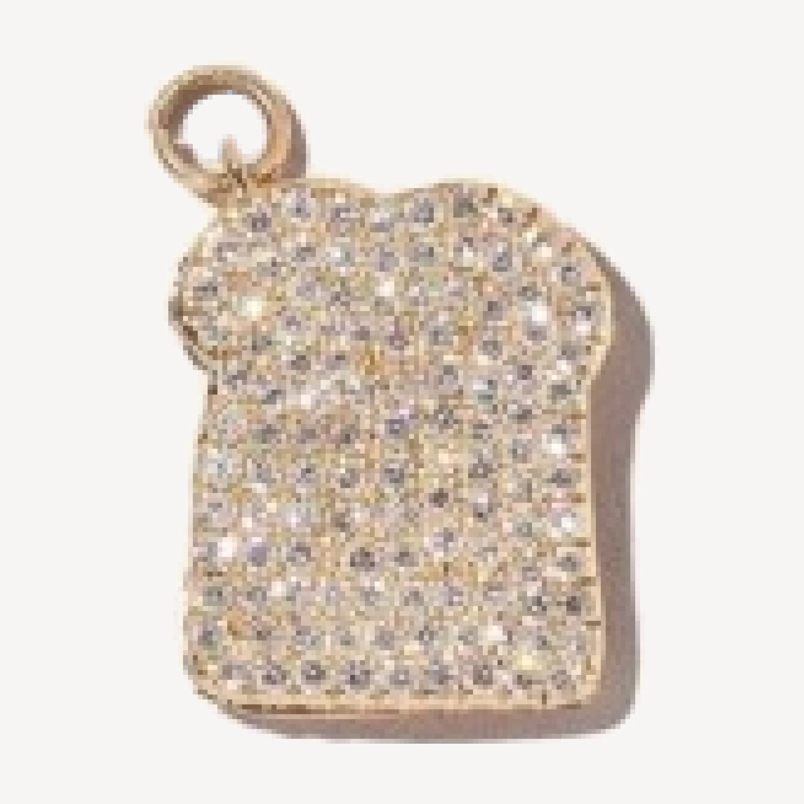 Pavé Toast Charm