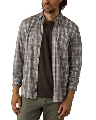 Faherty Coastline Knit Plaid Button Down Shirt