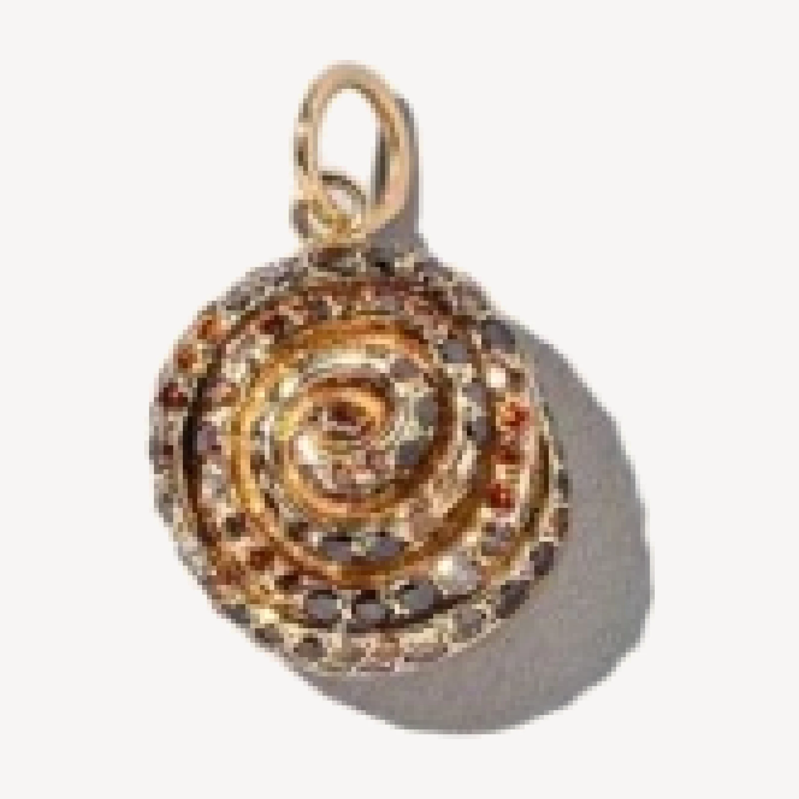 Pavé Cinnamon Roll Charm