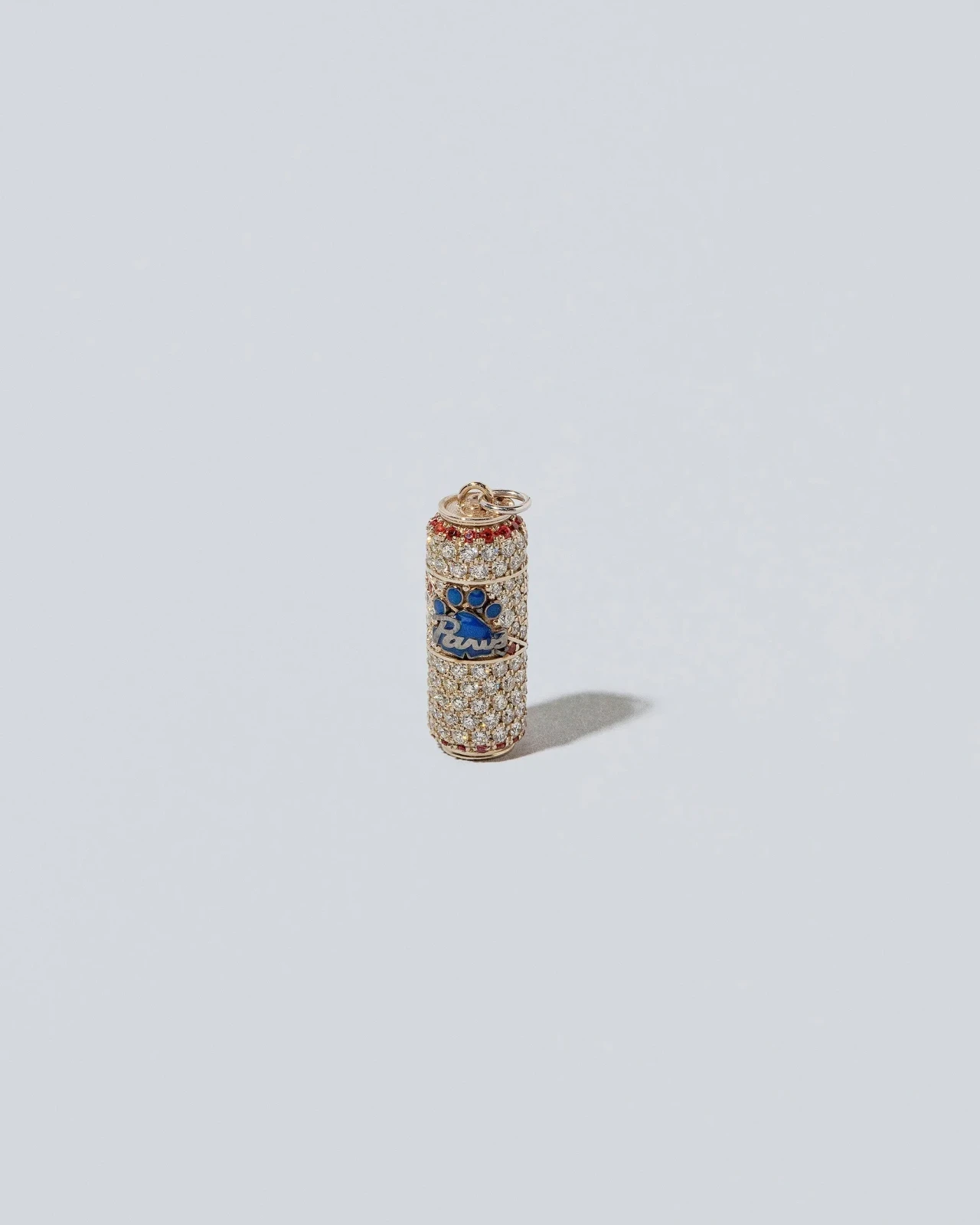 Paws Blue Ribbon' Aluminum Can Charm
