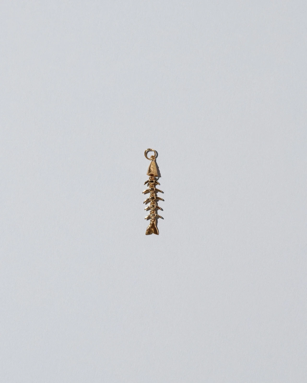 Skeletal Fish Charm