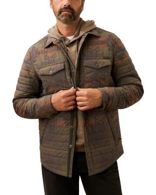 Faherty Men's Good Feather Horizon Patterned Jacket