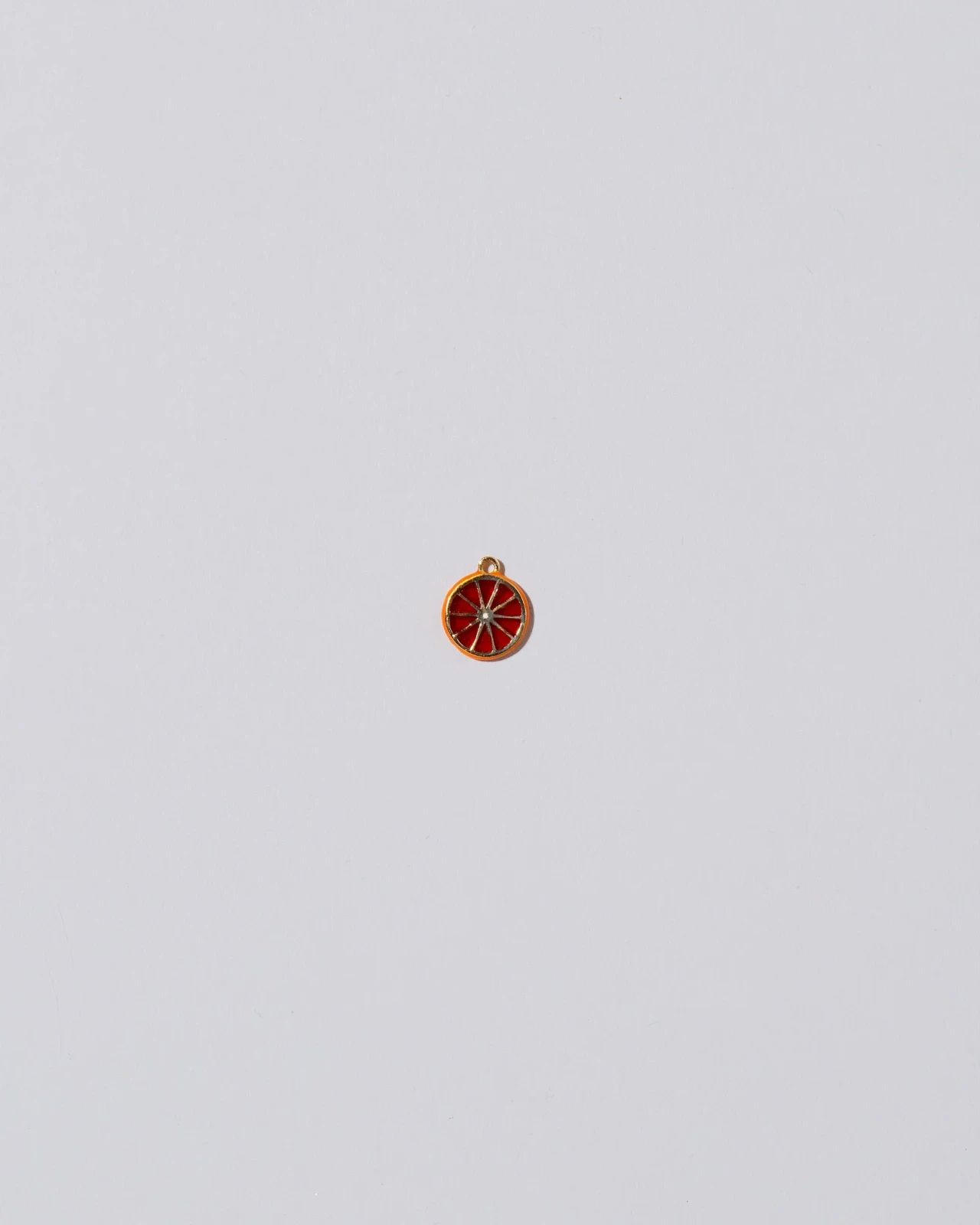 Tangerine Slice Charm