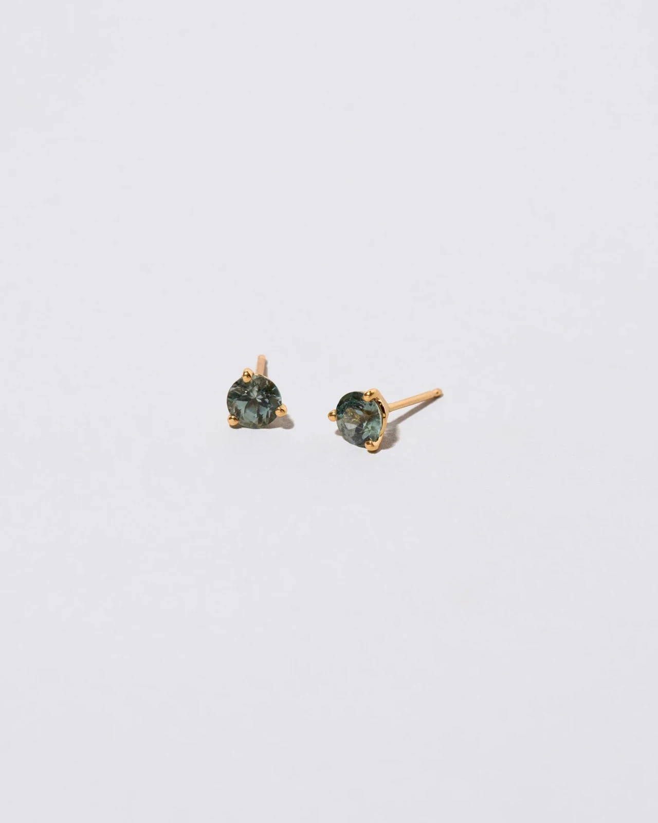 Martini Stud Earrings - Super Teal Sapphire