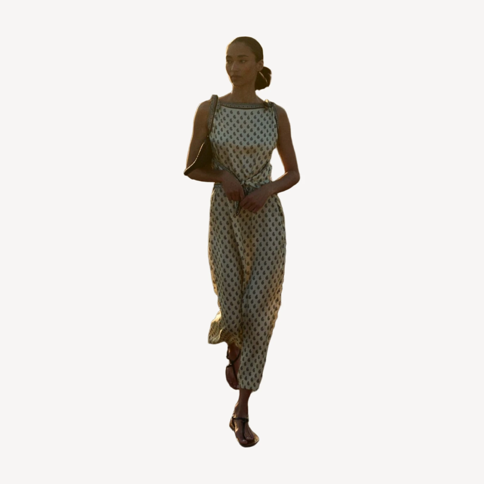 AMORETTE DRESS -- SUNLIGHT TAORMINA PAISLEY