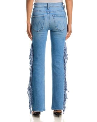 Mother The Fringe Desperado Sneak Jeans in Saddle Up