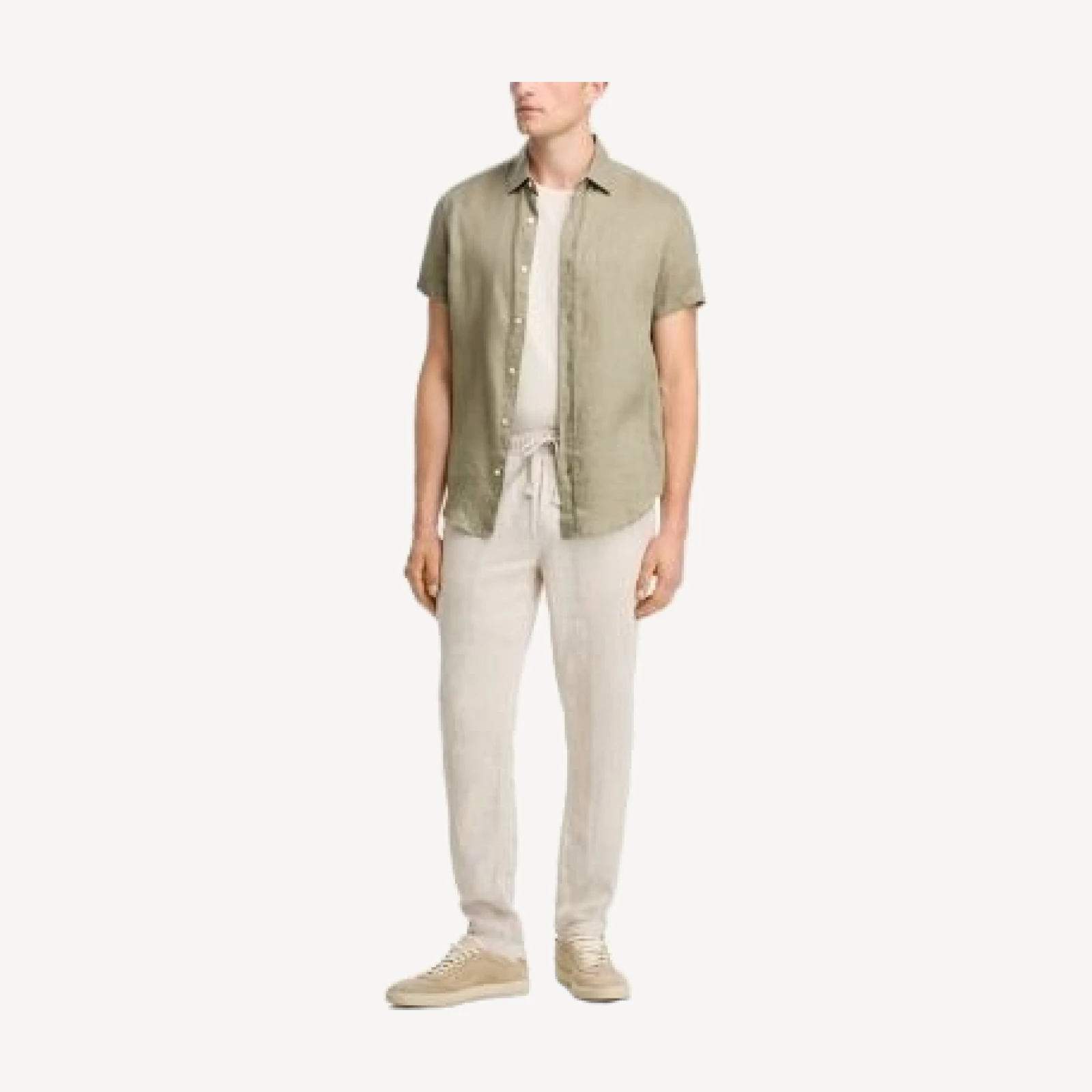 Faherty Linen Drawstring Pants