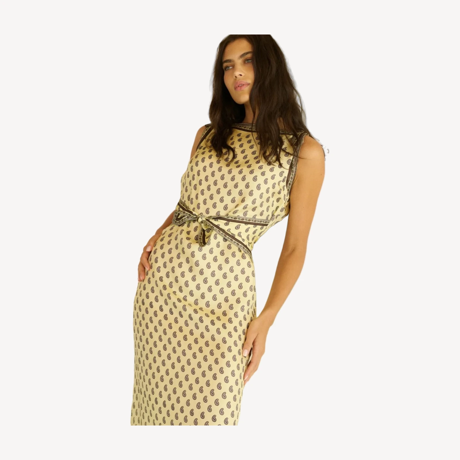 AMORETTE DRESS -- SUNLIGHT TAORMINA PAISLEY