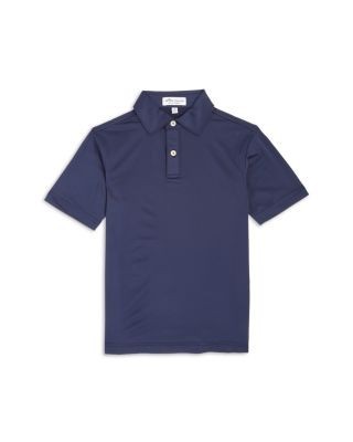 Peter Millar Boys' Solid Youth Performance Jersey Polo - Little Kid, Big Kid