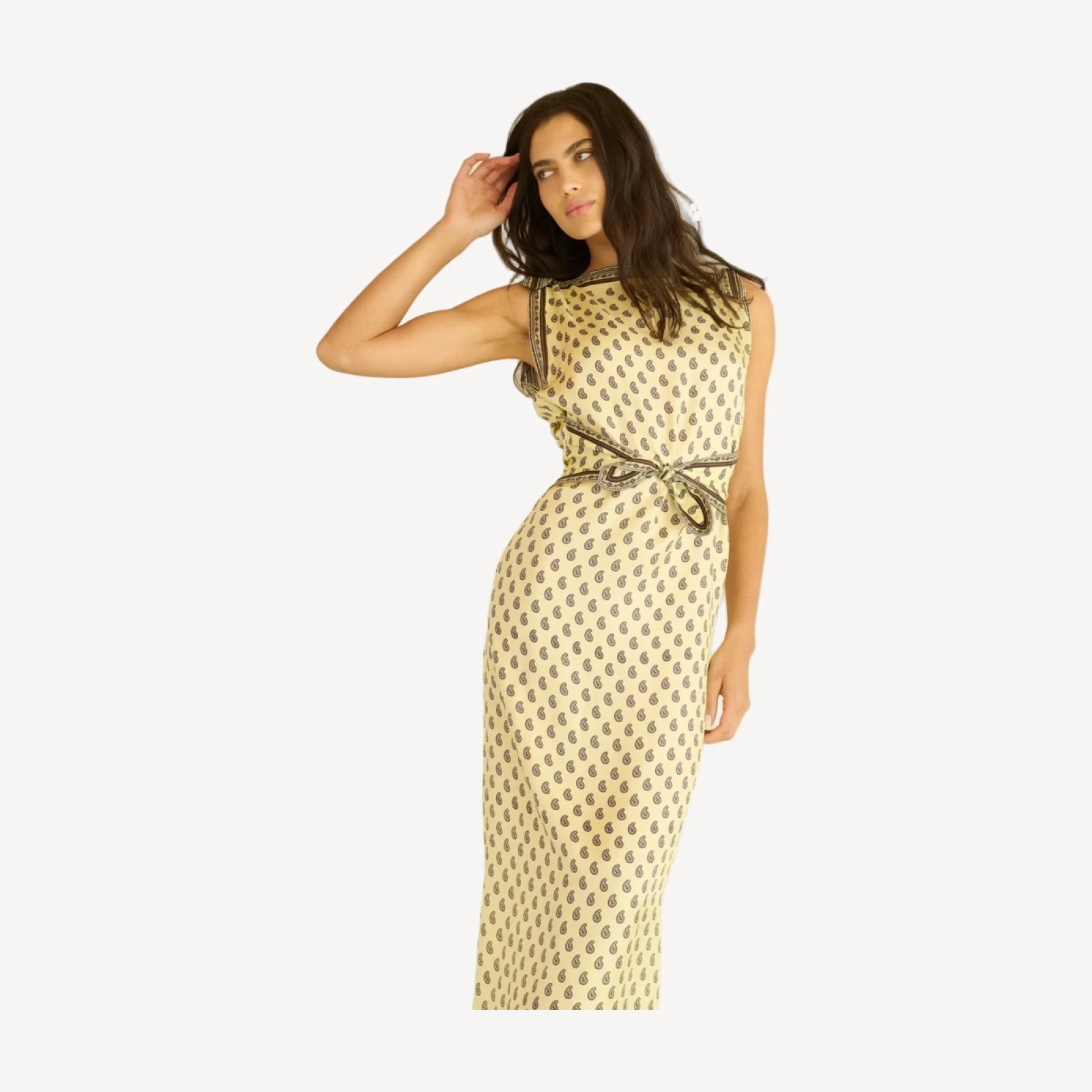 AMORETTE DRESS -- SUNLIGHT TAORMINA PAISLEY