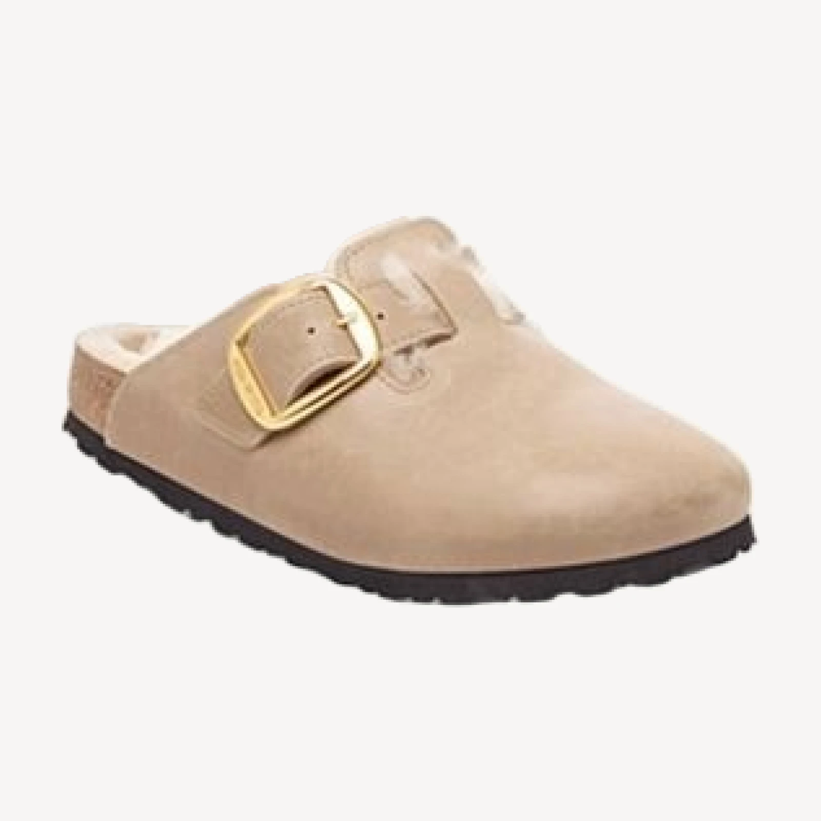 Birkenstock Women's Boston Big Buckle Shearling Clogs