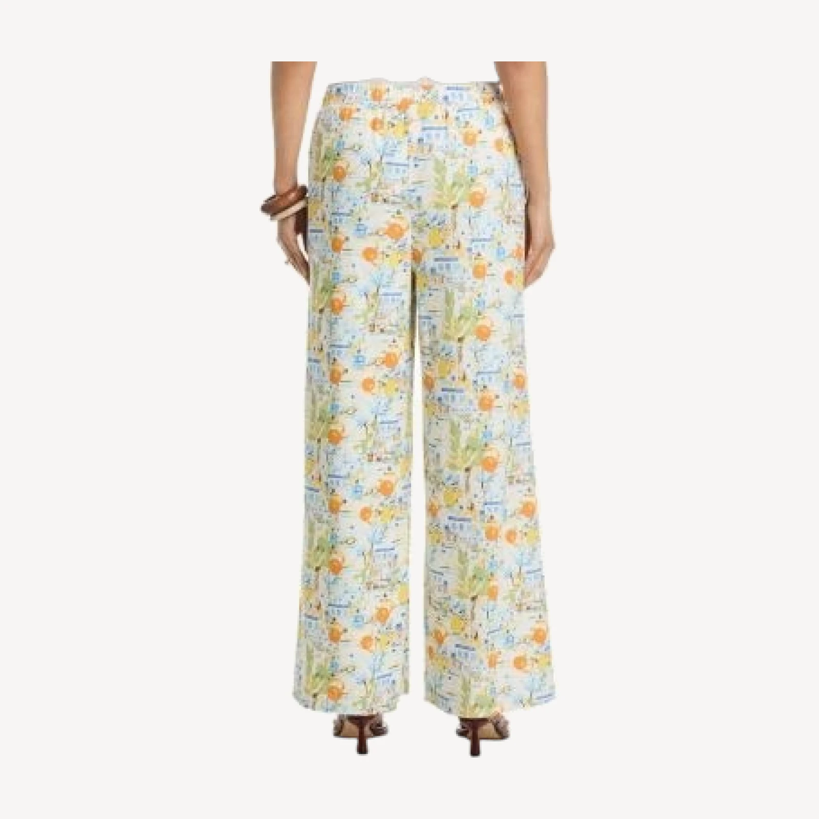 Aqua Beach Vacation Wide Leg Pants - Exclusive