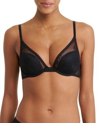 Natori Love Lace Convertible Plunge Push Up Bra