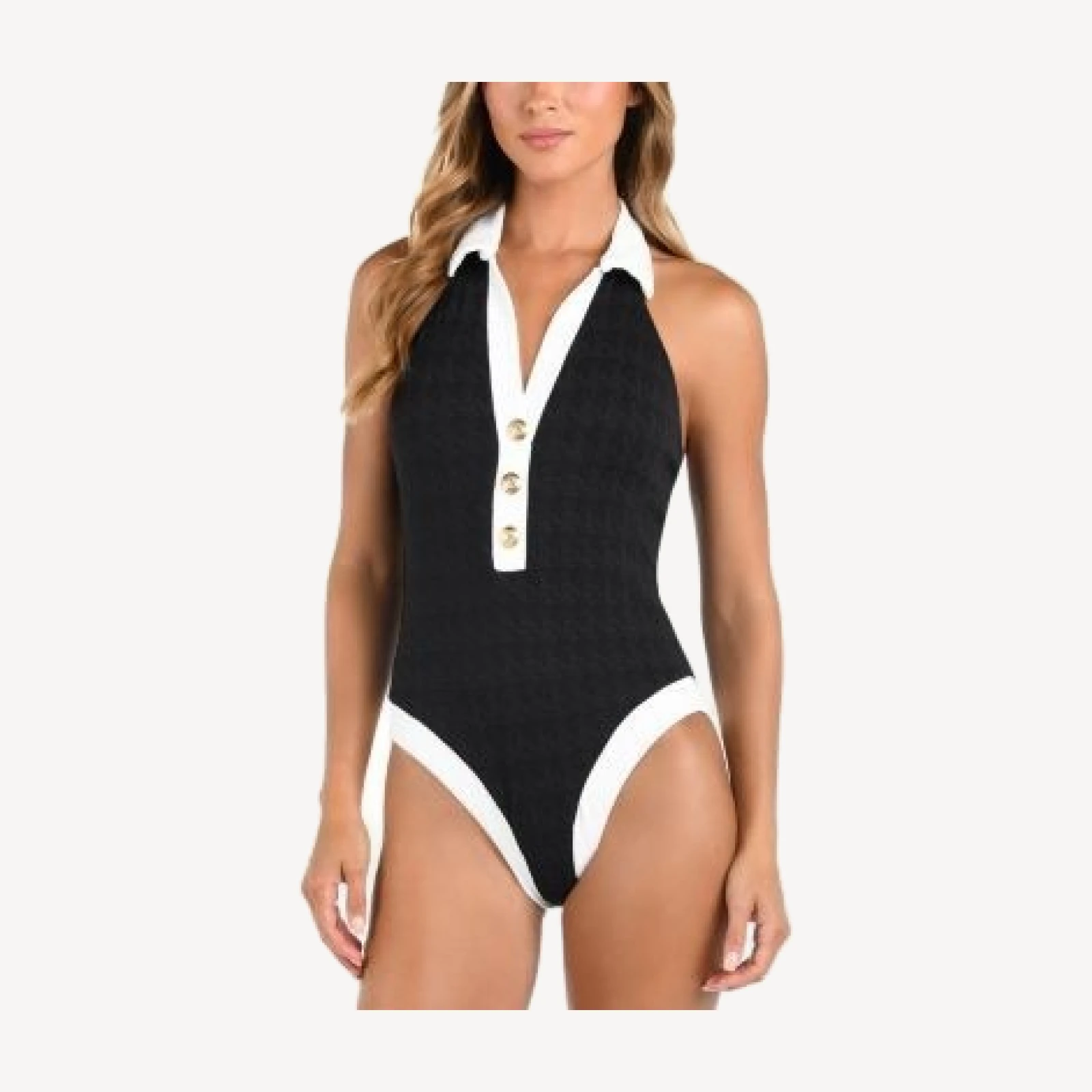 L'Agence Natalya Collared One Piece