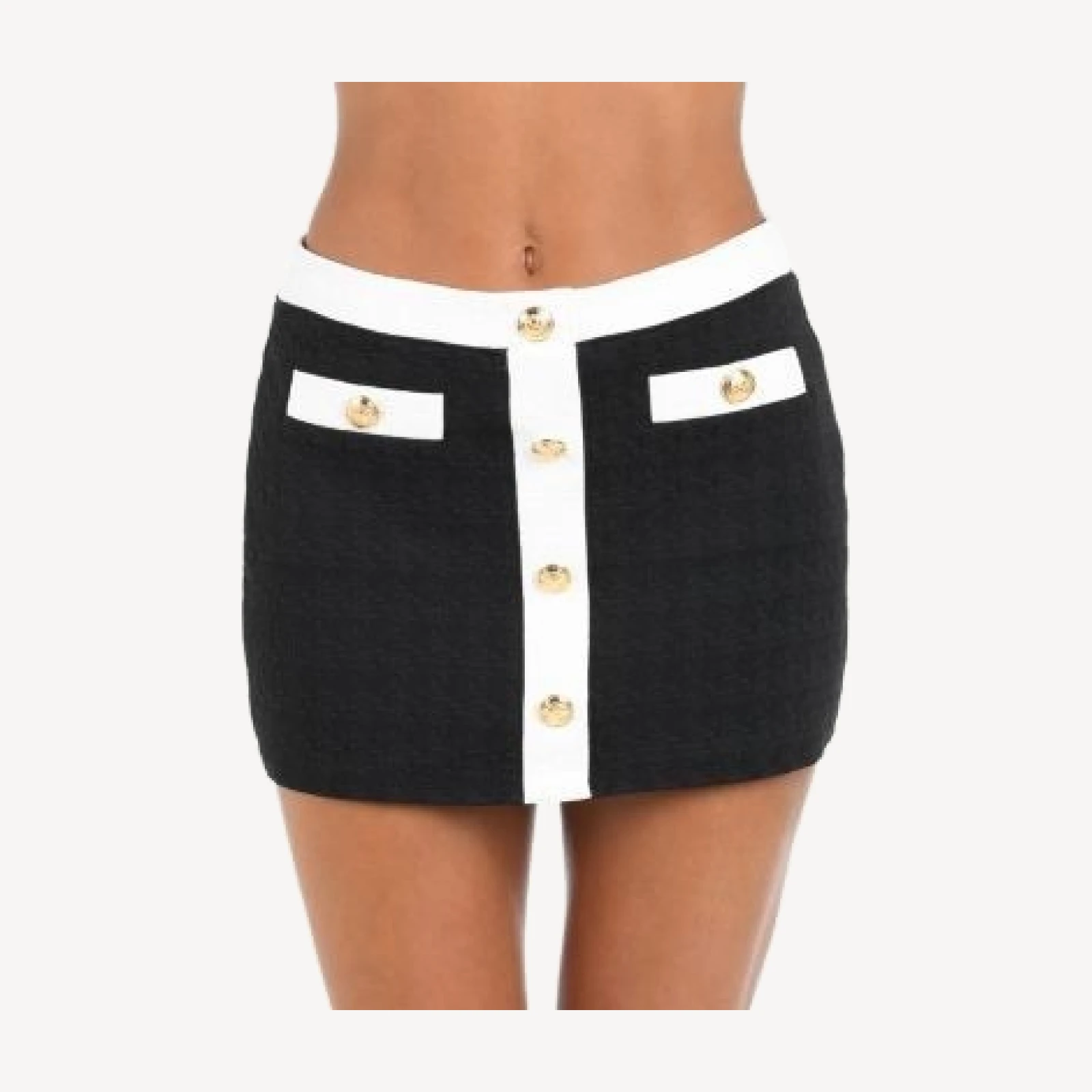 L'Agence Coco Color Blocked Skirt Cover Up