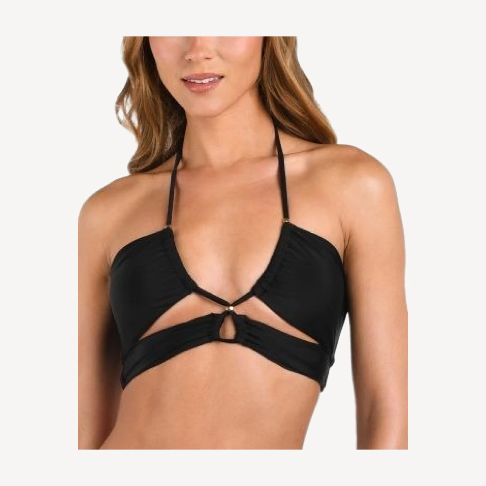 L'Agence Sirena Front Cutout Bikini Top