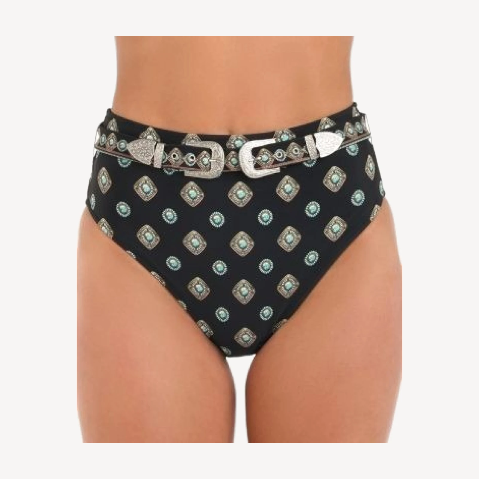L'Agence Vanessa South Western Belted High Waisted Bottom
