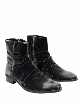 John Varvatos Men's Morrison Sharpei Ruched Leather Boots