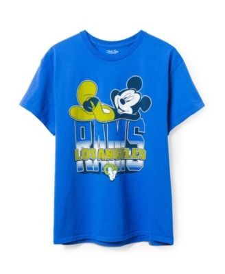 Junk Food Clothing Unisex Los Angeles Rams Mickey Kick Back Tee