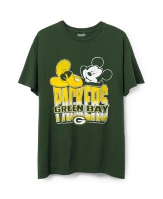 Junk Food Clothing Unisex Green Bay Packers Mickey Kick Back Tee