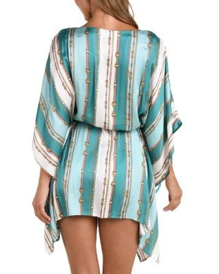 L'Agence Alia Belted Tunic Swim Cover-Up